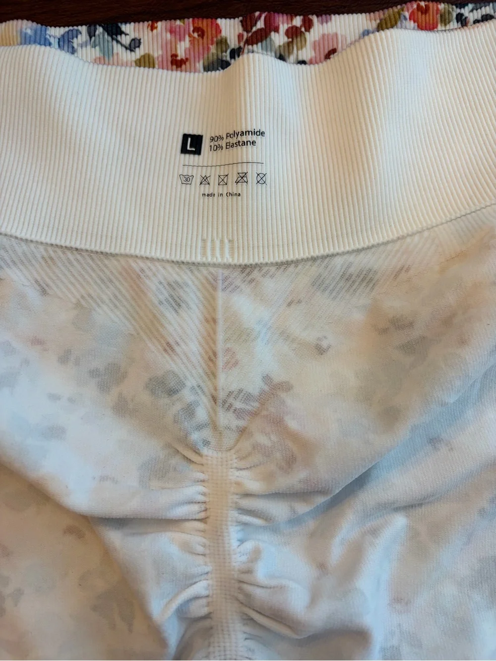 Floral Ribbed High-Waist Women’s Shorts - Multi never worn